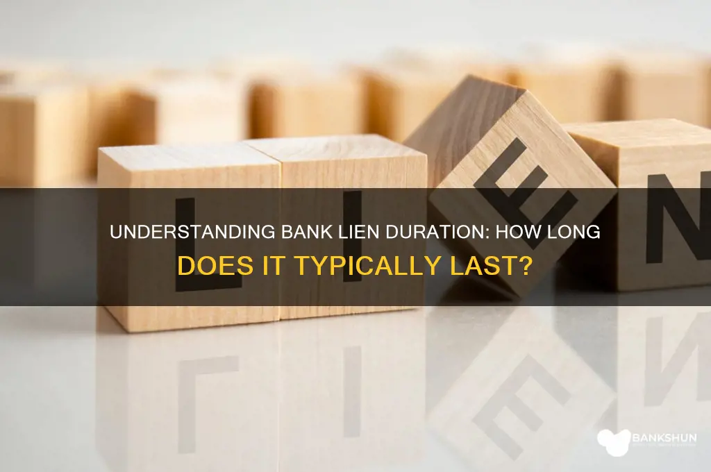 how long does a bank lien last