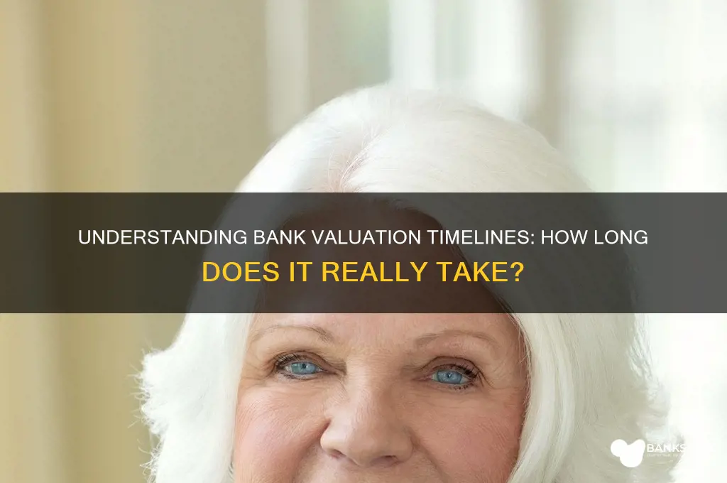 how long does a bank valuation take