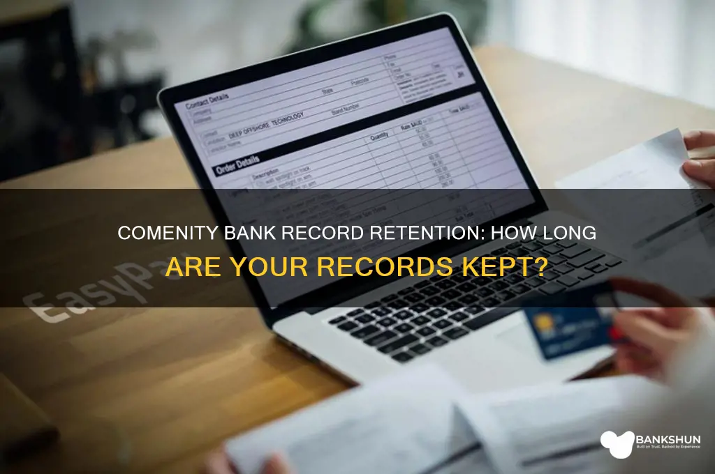 how long does comenity bank keep records