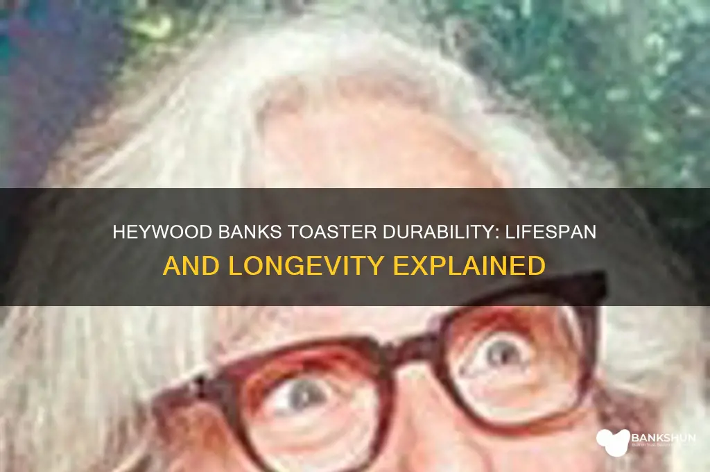 how long does heywood banks toaster last