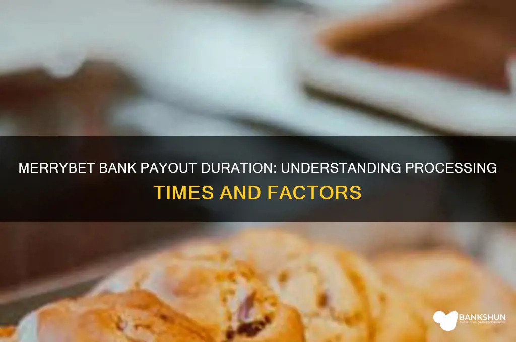 how long does merrybet bank payout take