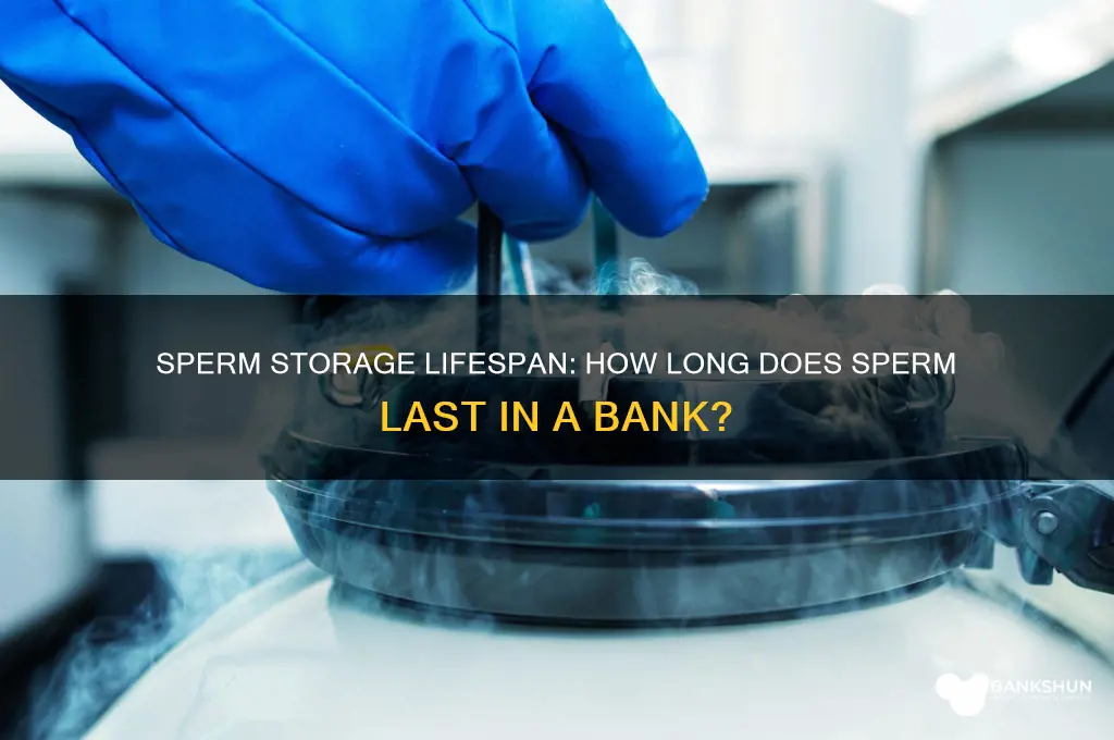 how long does sperm last in bank