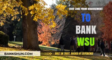 WSU Disbursement to Bank Timeline: What to Expect
