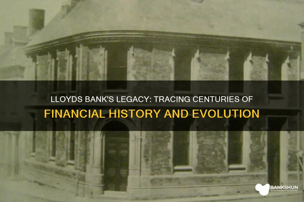how long has lloyds bank been around