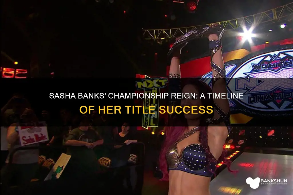how long has sasha banks been champion