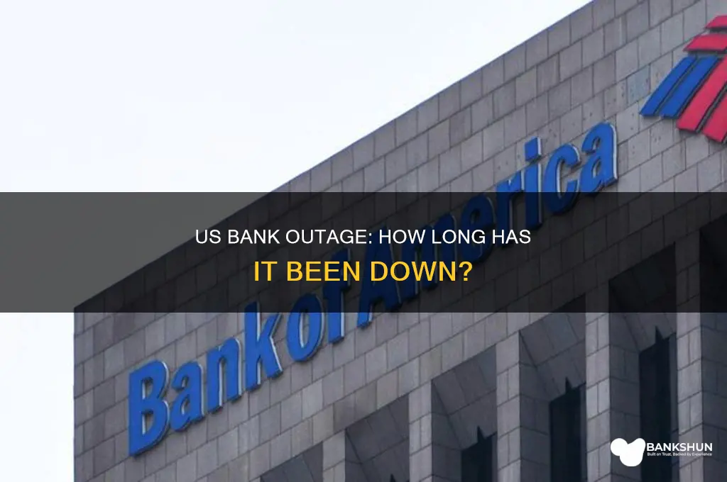 how long has us bank been down