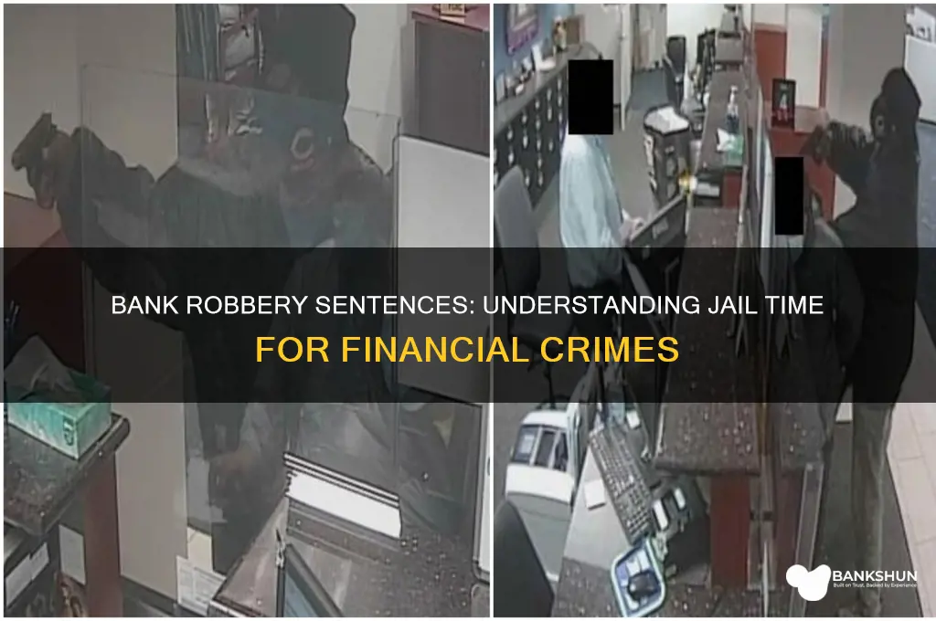 how long in jail for bank robbery