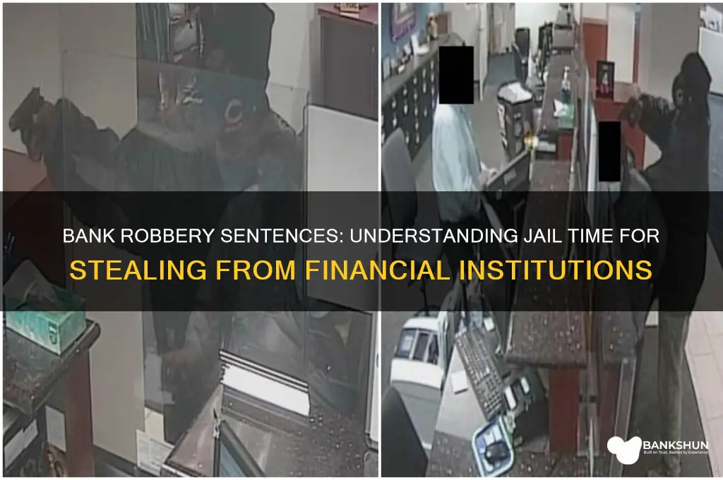 how long in jail for robbing bank