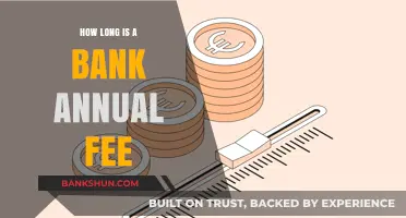 Understanding Bank Annual Fees: Duration and Cost Explained