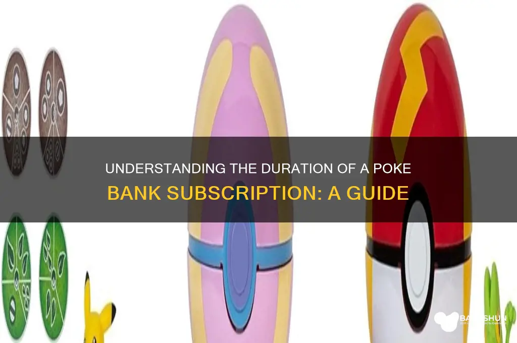 how long is a poke bank subscription