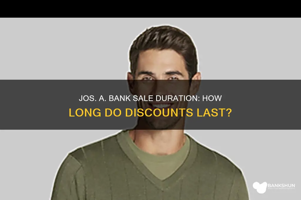 how long is jos a bank sale