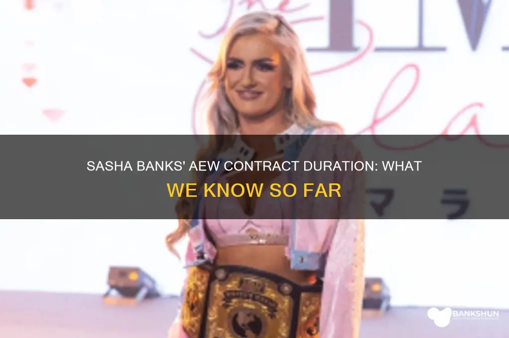 how long is sasha banks aew contract