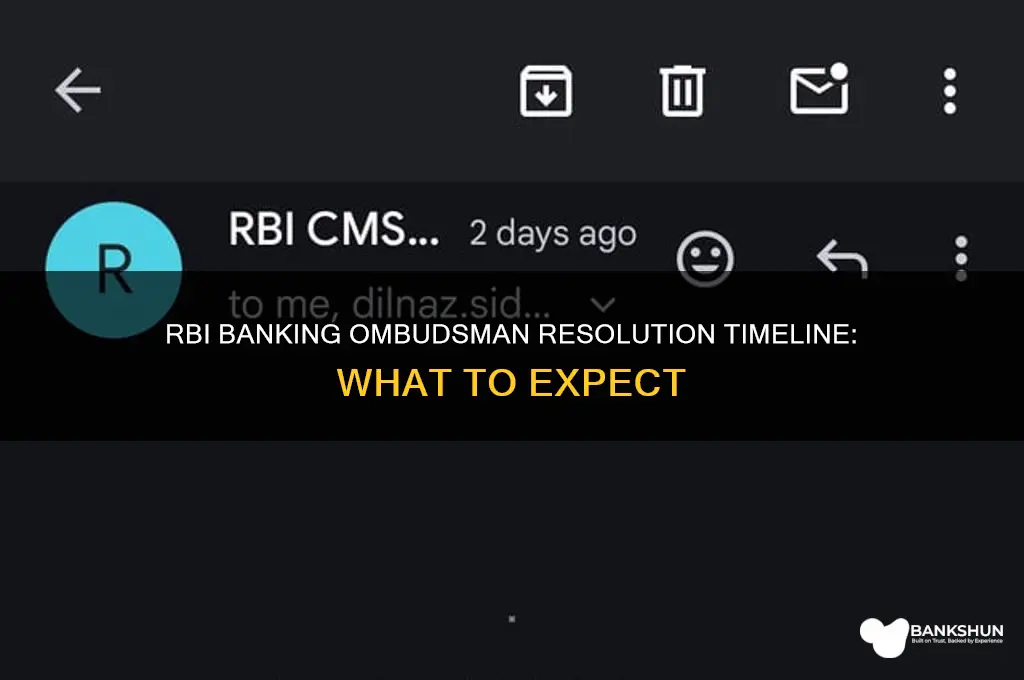 how long it takes rbi banking ombudsman