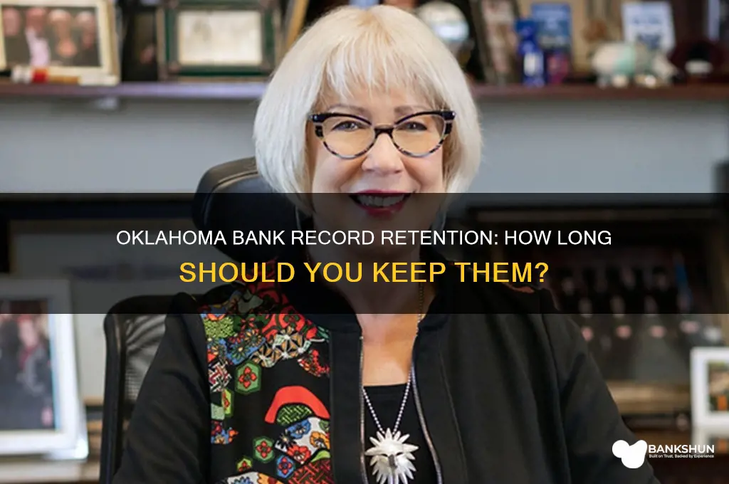 how long keep bank records in oklahoma