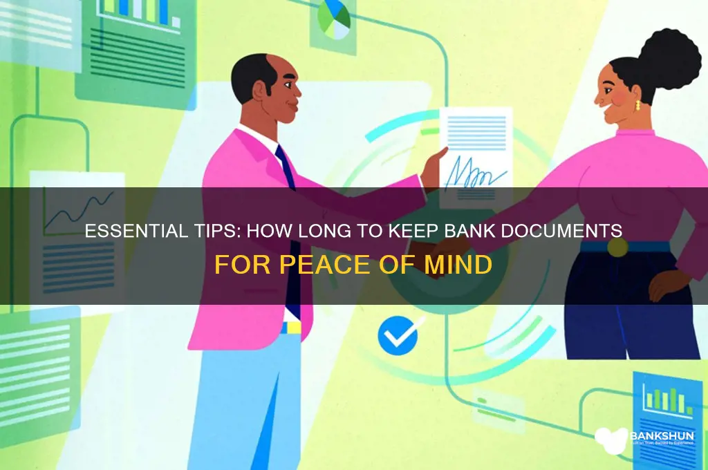 how long must you save bank documents