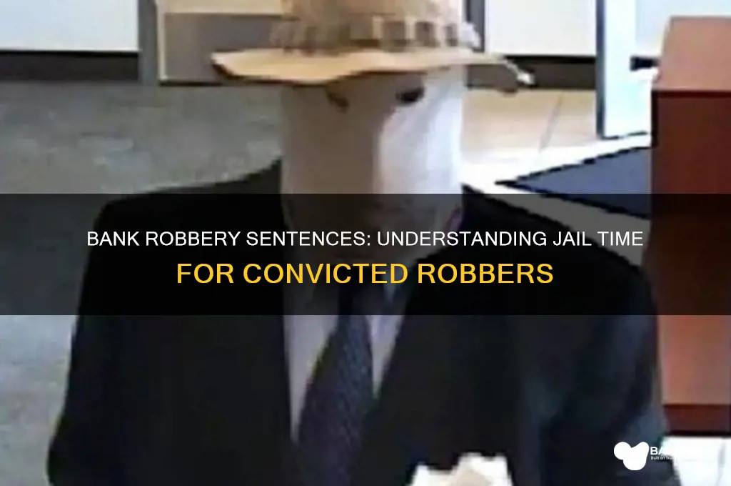 how long r bank robbers in jail