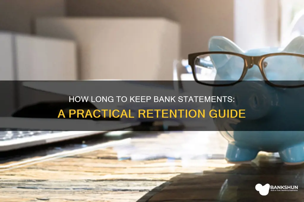 how long should you keep bank statments