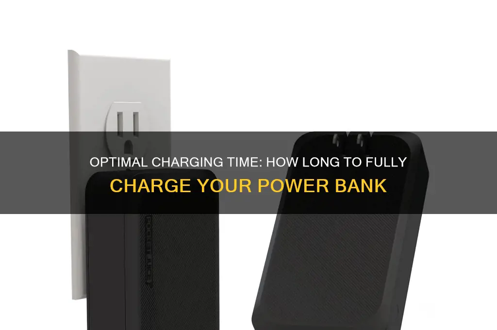 how long to charge a piwer bank