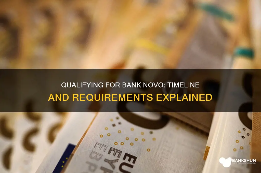 how long to qualify for bank novo
