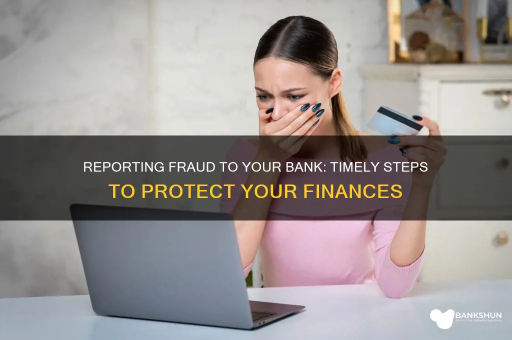 how long to report fraud to bank