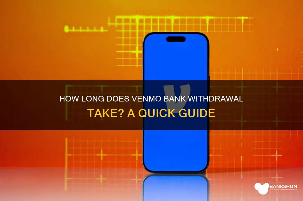 how long to see venmop withdraw bank