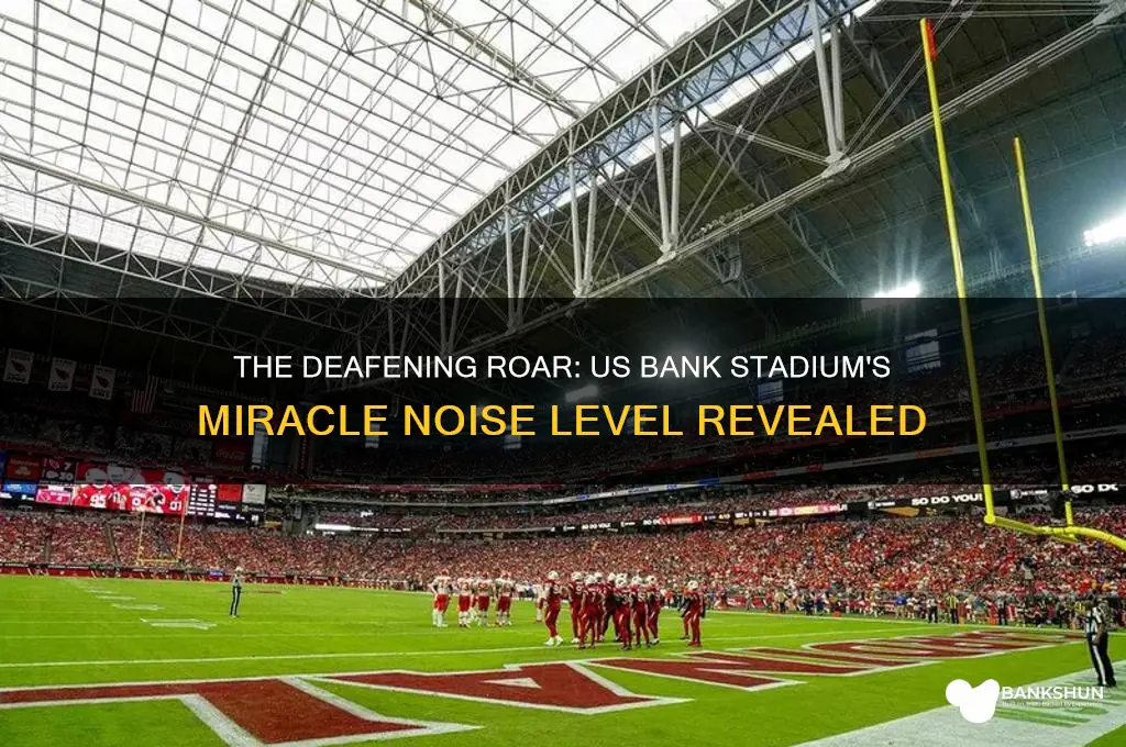 how loud was us bank stadium miracle