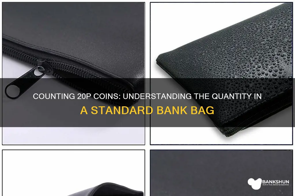 how many 20p in a bank bag