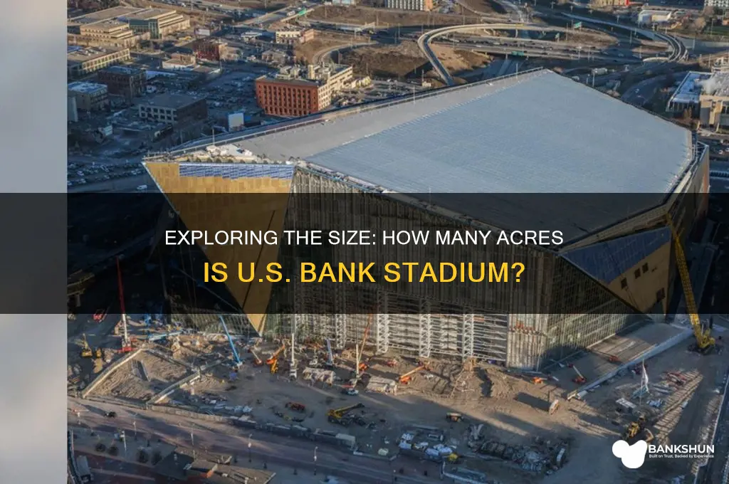 how many acres is us bank stadium