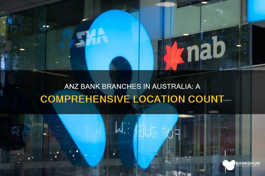 how many anz bank branches in australia