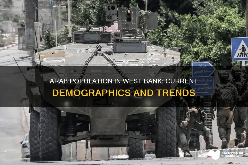 how many arabs live in west bank