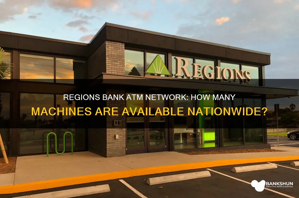 how many atms does regions bank have