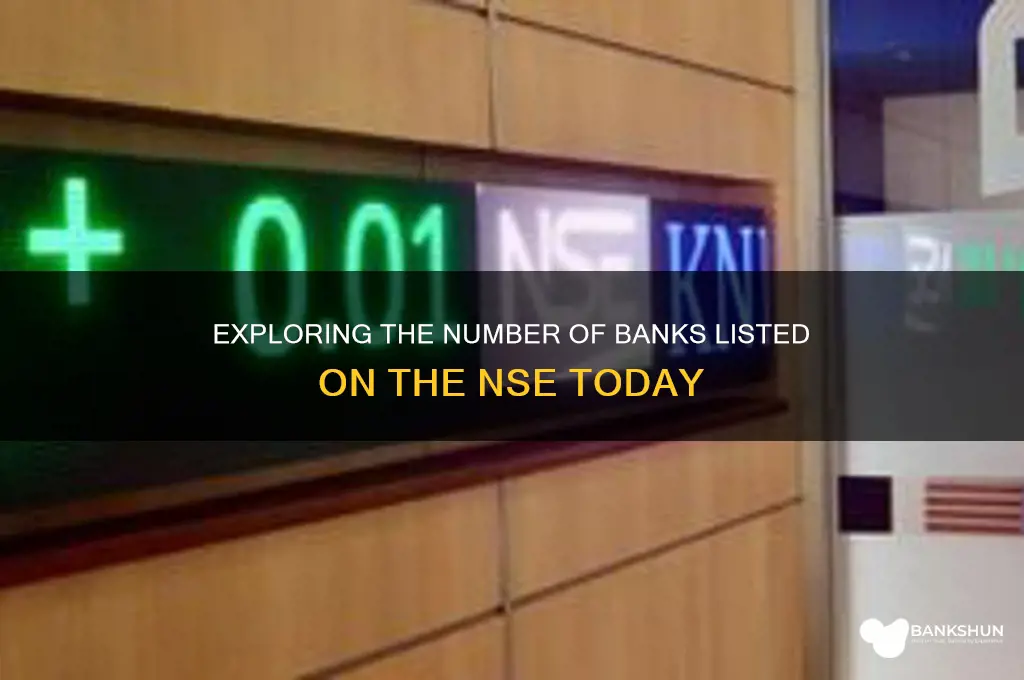 how many banks are listed in nse