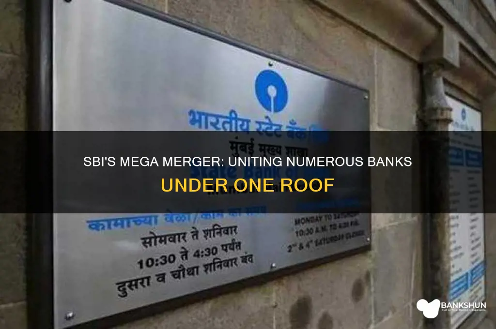 how many banks are merged with sbi