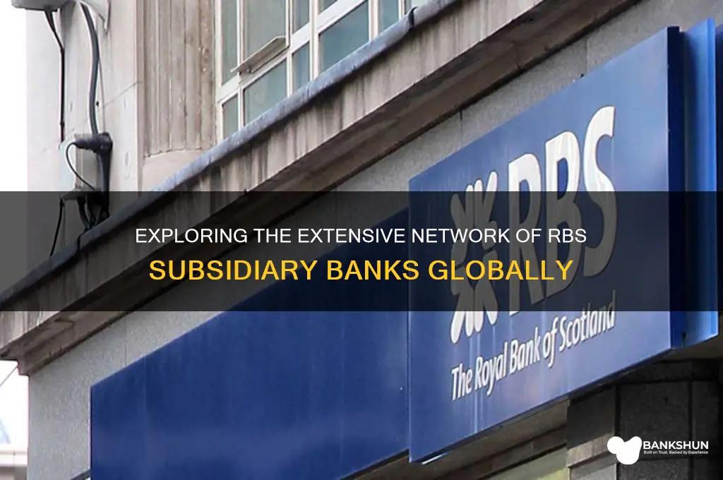 how many banks are subsidiaries of rbs