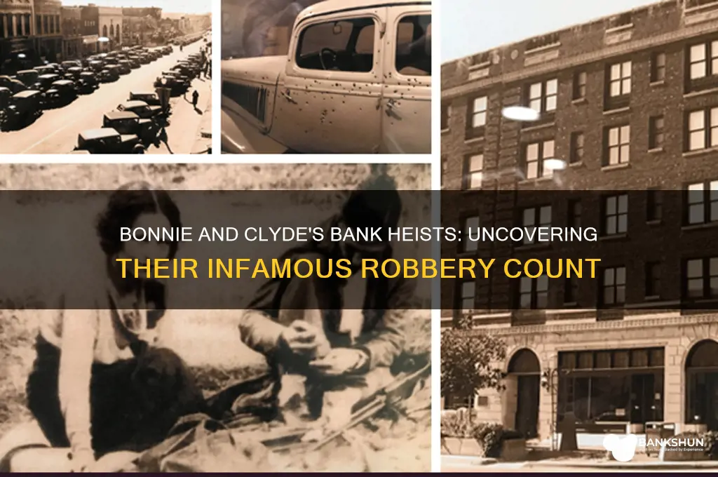 how many banks did bonnie and clyde