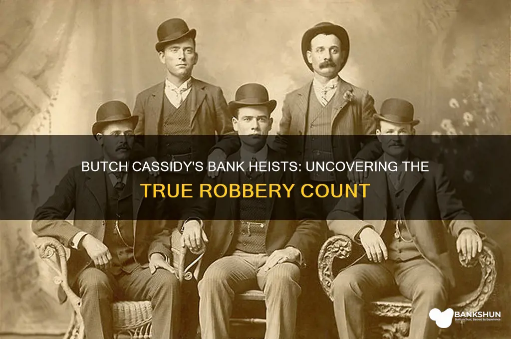 how many banks did butch cassidy rob