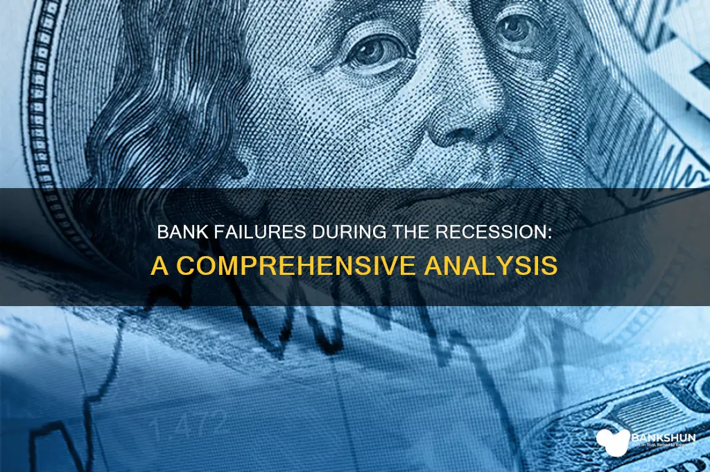 how many banks failed during the recession