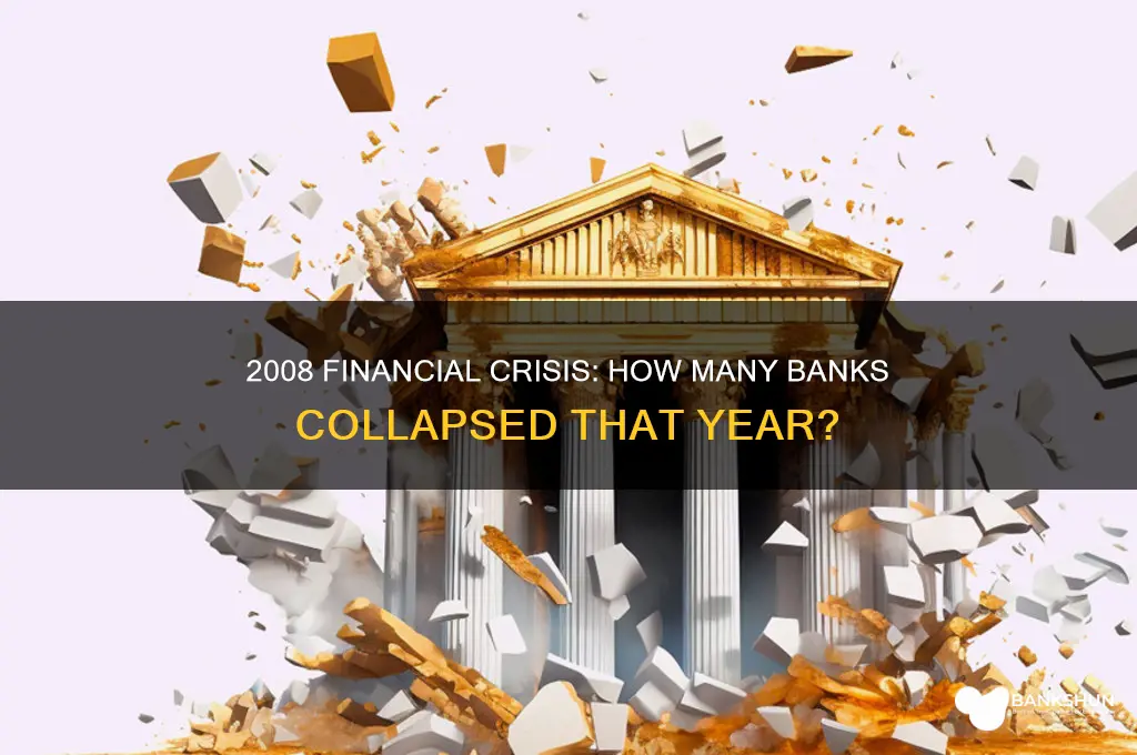 how many banks shut down in 2008