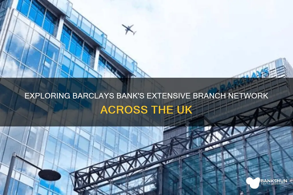 how many barclays bank branches in uk