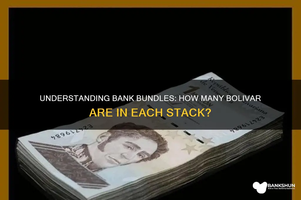 how many bolivar in a bank bundle