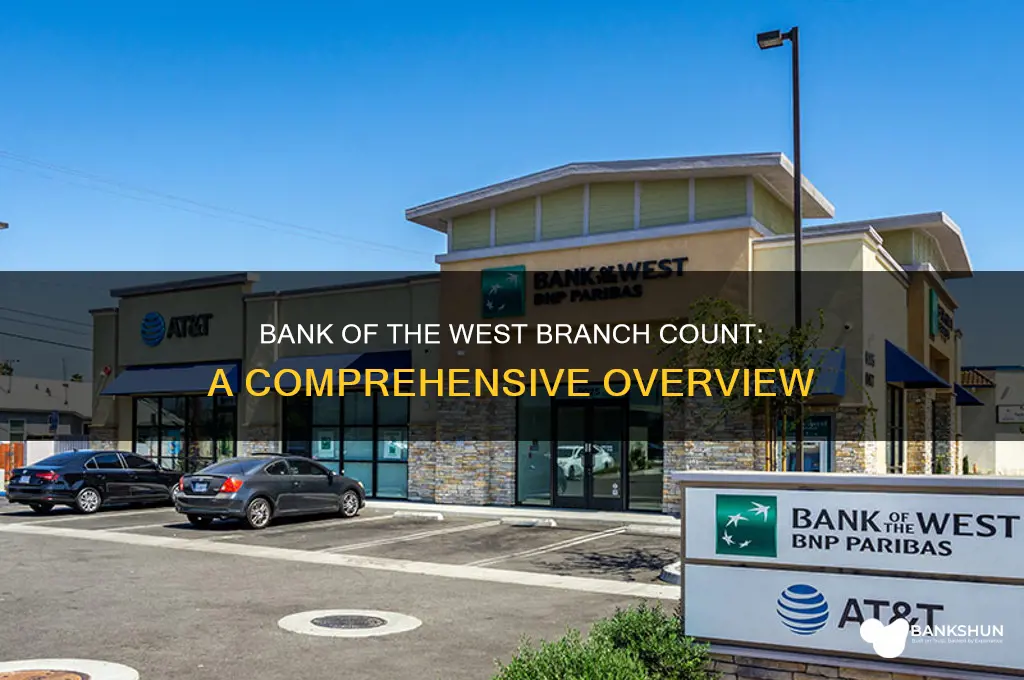 how many branches bank of the west