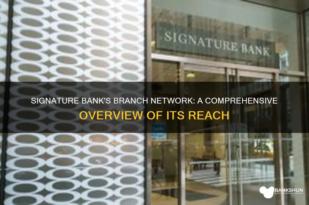 how many branches did signature bank have