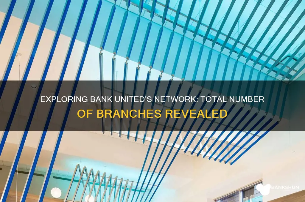 how many branches does bank united have