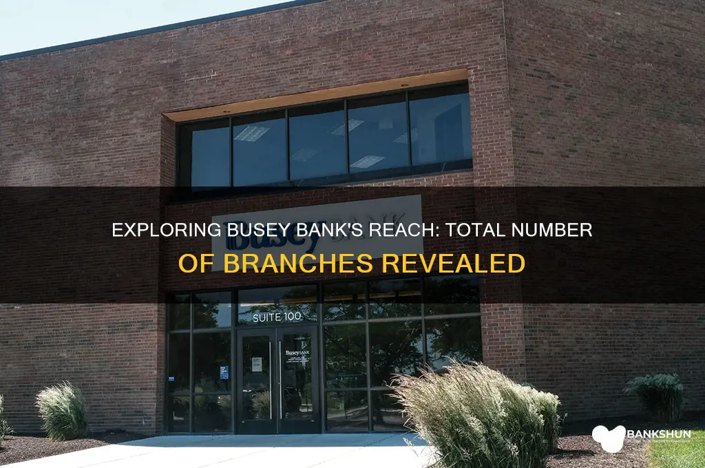 how many branches does busey bank have
