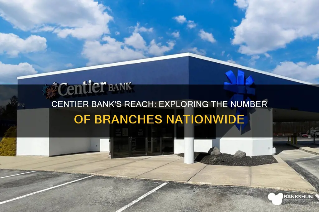 how many branches does centier bank have