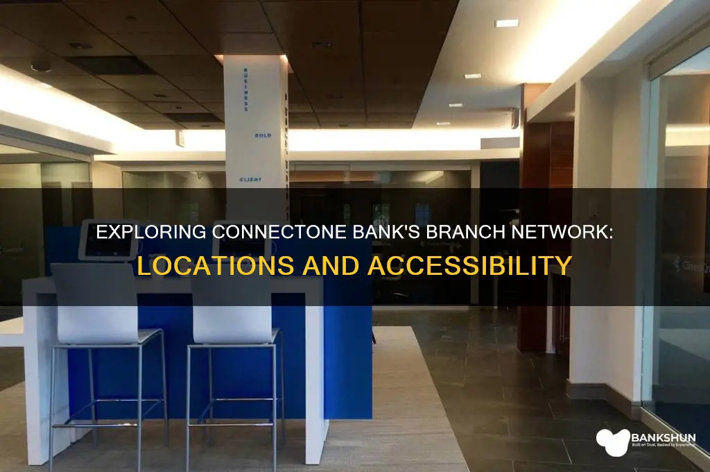 how many branches does connectone bank have