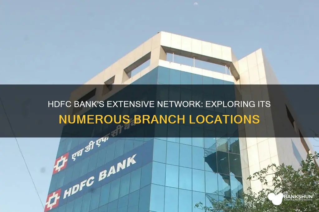 how many branches does hdfc bank have