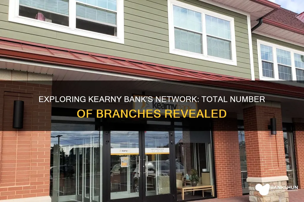 how many branches does kearny bank have