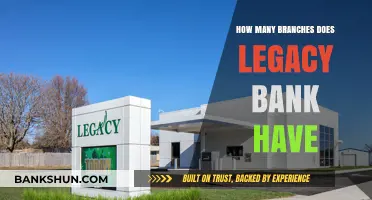 Exploring Legacy Bank's Reach: Total Number of Branches Nationwide