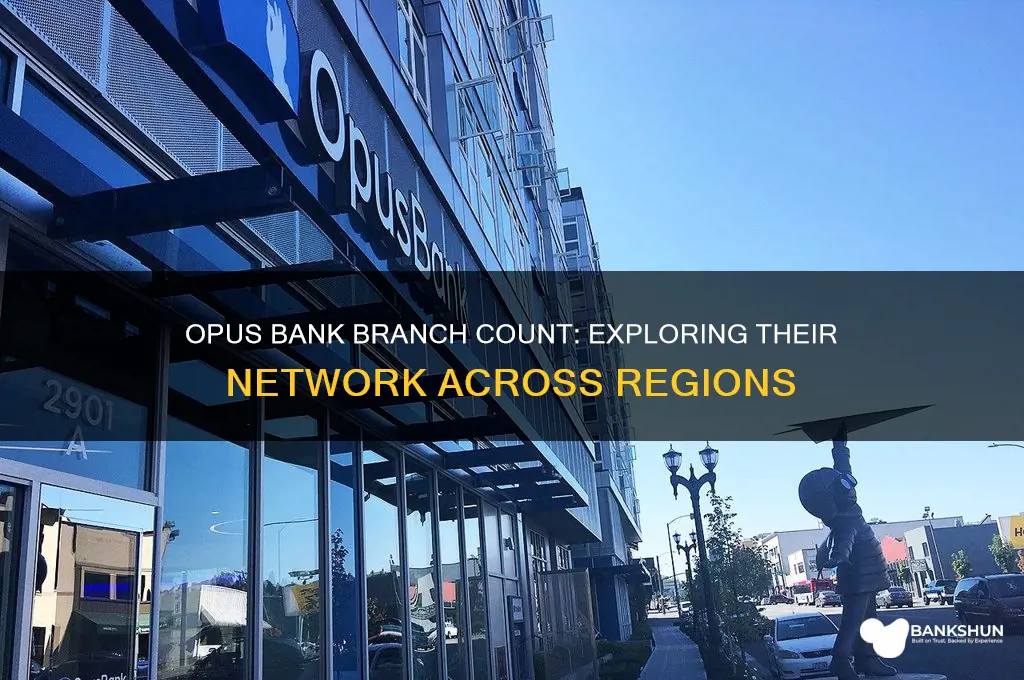 how many branches does opus bank have